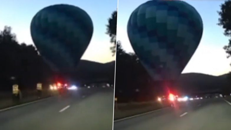 Hot Air Balloon Stalls Mid-Flight, Makes Emergency Landing On Highway in Vermont (Watch Video)