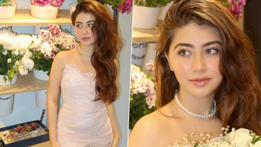 Aditi Bhatia Looks Gorgeous in White Strapless Lace Dress (View Pics)