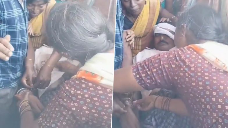 Beyond Life: Sister Ties Rakhi on Brother's Wrist on Raksha Bandhan 2023 Who Died of Sudden Heart Attack (Watch Video)