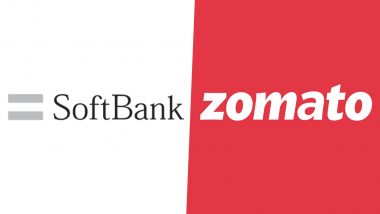 SoftBank to Fully Exit Zomato: Japanese Investment Giant That Sold Around 10 Crore Shares in Zomato, Planning to Leave the Online Food Delivery Platform