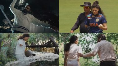 Ghoomer Title Song Out Now! Saiyami Kher Practices Hard Under the Guidance of Abhishek Bachchan’s Coaching After Losing Her Right Arm (Watch Video)