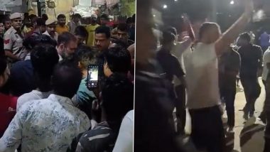 Rahul Gandhi in Azadpur Mandi Video: Congress Leader Meets Fruit and Vegetable Vendors in Delhi Market Amid Soaring Prices