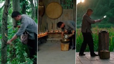 Ancient Ink Making Video: Viral Clip Reveals the Manual Method of Making Ink From Tree Bark (Watch)