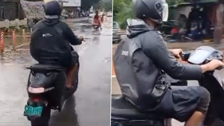 'Jaldi Waha Se Hato': Man Has Unique Horn for His Electric Scooter, Funny Video Goes Viral (Watch)