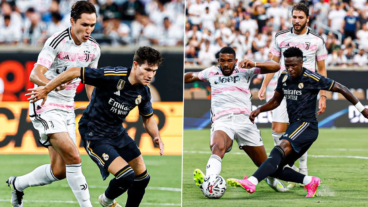 Real Madrid vs Juventus score, result, highlights as Vinicius scores in a  3-1 preseason loss to close USA tour