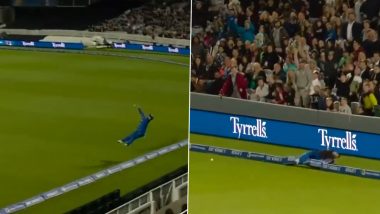 Matthew Wade Produces Stunning Fielding Effort To Prevent a Six During London Spirit vs Oval Invincibles The Men's Hundred 2023 Match (Watch Video)