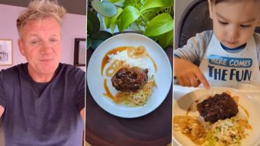 2-Year-Old Food Connoisseur Impresses Gordon Ramsay With His Culinary Skills, Celebrity Chef Shares Video (Watch)