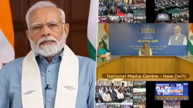 Rozgar Mela: PM Narendra Modi Distributes About 51,000 Appointment Letters to New Recruits in Government Departments and Organisations (Watch Video)