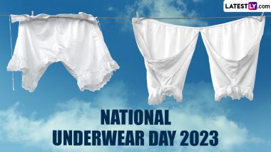 Boxers, briefs celebrated in National Underwear Day, News