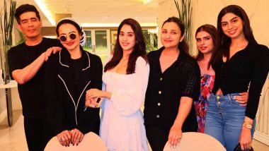 Rekha, Janhvi Kapoor, Parineeti Chopra Drop Glamour Aplenty at Manish Malhotra’s Get-Together (View Pics)