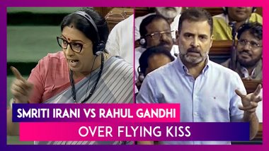 Smriti Irani Accuses Rahul Gandhi Of Blowing Flying Kiss In Lok Sabha, Congress Clarifies