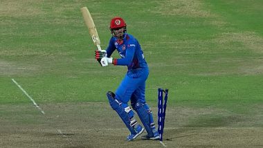 Mujeeb Ur Rahman Dismissed Hit-Wicket During PAK vs AFG 3rd ODI 2023 (Watch Video)