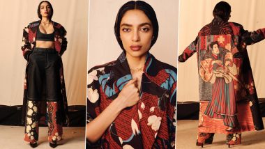 Sobhita Dhulipala Delivers Fashion Inspiration in a Stylish Co-Ord Set Paired With an Oversized Statement Jacket (See Pics)