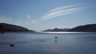 Loch Ness Monster Caught on Camera? British Holidaymaker Believes He Saw ‘Nessie’ as He Captured Mysterious Black Shape in Water in Scottish Highlands Loch