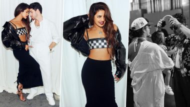 Priyanka Chopra and Nick Jonas Look Hot in Black and White! Citadel Actress Shares Adorable Father Daughter Moment! (View Pics)