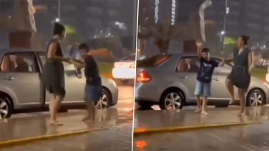 Mother-Son Rain Dance Video: Son Happily Dances With His Mom in Rain, Wholesome Video Goes Viral