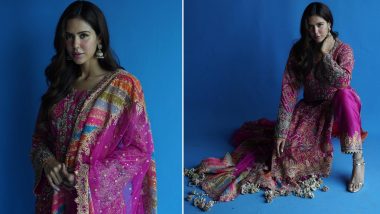 Sonam Bajwa Looks Fab in Embellished Pink Suit, Check Ethnic Avatar of Carry On Jatta 3 Actress