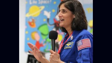 ‘We’re Cheering for You’: Astronaut Sunita Williams Wishes Indians ‘Good Luck’ on Chandrayaan 3 Mission’s Lander Module Attempts Touchdown on Moon’s Surface