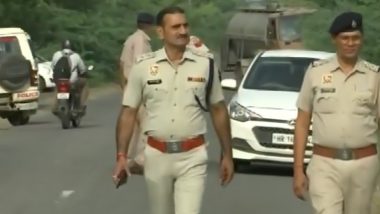 Nuh Communal Violence: ‘Mahapanchayat’ by Hindu Outfits To Be Held in Haryana's Palwal Today (Watch Video)