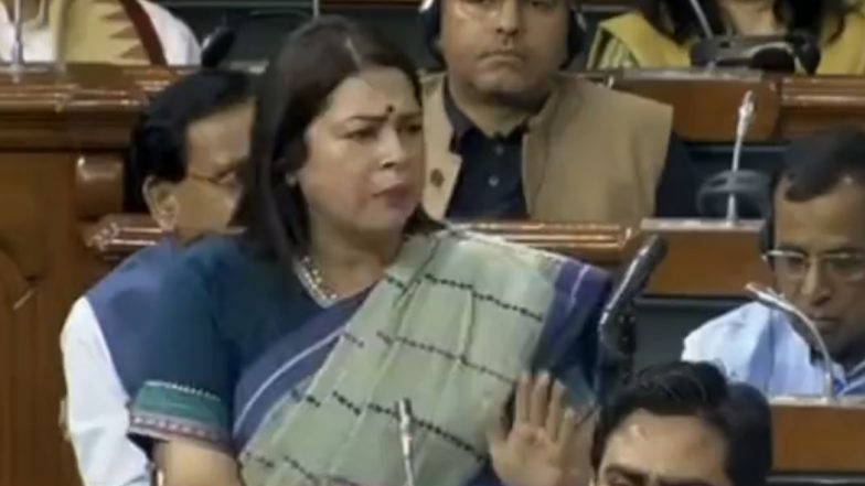 'Warning or Threat?' Asks Congress After Meenakshi Lekhi's 'Tumhare Ghar Na ED Aajaye' Jab in Lok Sabha During Debate Over Delhi Ordinance Bill 2023 (Watch Video)