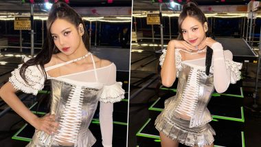 BLACKPINK's Lisa Looks Glam in White and Silver Mini Dress, K-Pop Idol Shares Stylish Pics From Las Vegas Concert