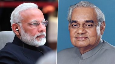 Atal Bihari Vajpayee Death Anniversary 2023: PM Narendra Modi Pays Tributes to Former Prime Minister, Says India Benefitted Greatly from His Leadership