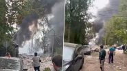 Russia Blast Video: Powerful Explosion at Optical Manufacturing Plant Rocks Moscow, Terrifying Clip of Mushroom Cloud Eruption Surfaces