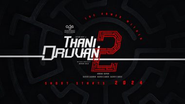 Thani Oruvan 2: Jayam Ravi Announces Sequel to His 2015 Film With New Poster! Actor To Reunite With His Brother and Director Mohan Raja