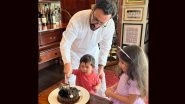 Soha Ali Khan&rsquo;s Cute Birthday Wish for 'Bhai' Saif Ali Khan Features Jeh Lending a Hand With the Cake! (View Pic)
