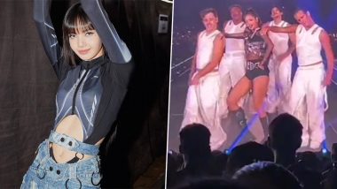 BLACKPINK's Lisa Suffers Wardrobe Malfunction During Las Vegas Concert, Reaction of the K-Pop Idol Goes Viral (Watch)