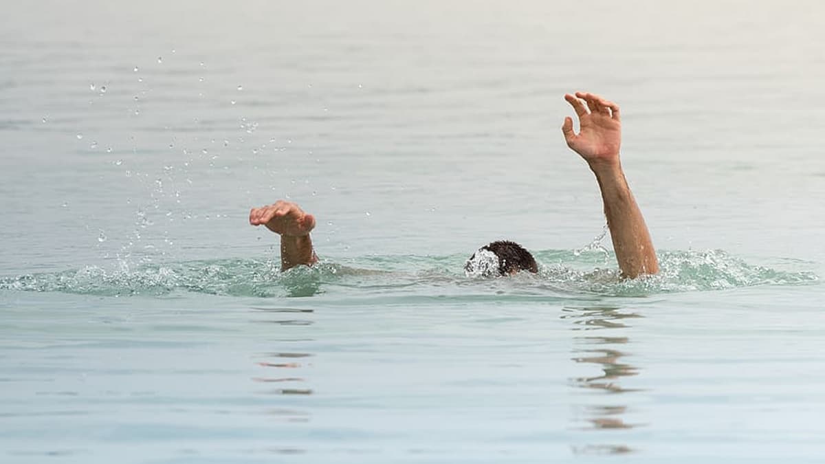 Drowned while swimming in backwaters.