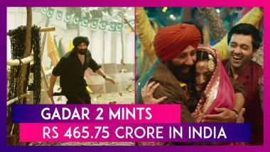 Gadar 2 BO Collection Day 19: Sunny Deol's Film Mints Rs 465.75 Crore In India
