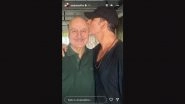 Akshay Kumar Plants a Kiss on Special 26 Co-Star Anupam Kher&rsquo;s Forehead and It Is Too Cute To Be Missed (View Pic)