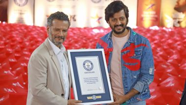 Ved: Riteish Deshmukh and Genelia D'Souza's Marathi Film Gets Into Guinness Book of World Records Thanks to Its TV Premiere
