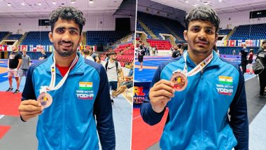 Neeraj and Vikas Win Bronze Medal in Greco Roman Wrestling At the Ion Cornianu and Ladislau Simon Tournament in Romania