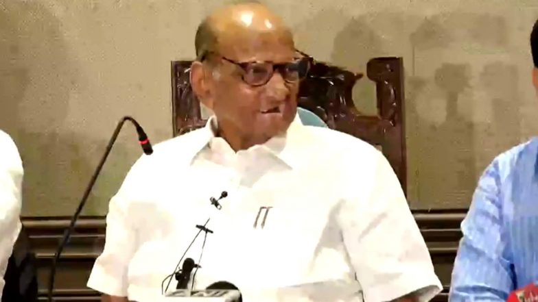 Sharad Pawar Takes Swipe at BJP Amid Union Cabinet Berth Offer Buzz, Says ‘Their Role Should Be Uniting Society, Not Dividing People’