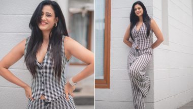 Shweta Tiwari Serves Boss-Lady Vibes in a Monochromatic Power Suit (View Pics)