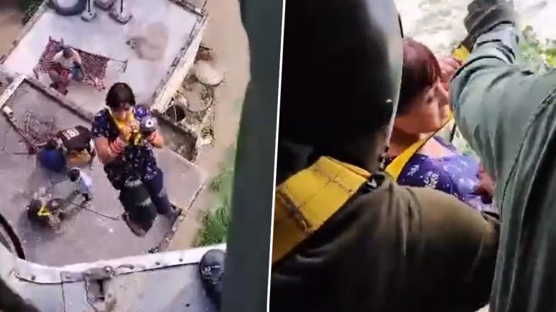 Himachal Pradesh Floods: IAF Helicopters Rescue over 780 Citizens in Rain-Hit Kangra (Watch Video)