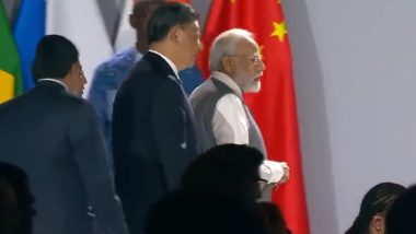 PM Modi-Xi Jinping Conversation at BRICS Summit 2023: Improving India-China Relations Serves Common Interests, Chinese President Tells Prime Minister Narendra Modi