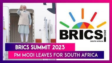 BRICS Summit 2023: PM Narendra Modi Leaves On A Four-Day Visit To South Africa And Greece