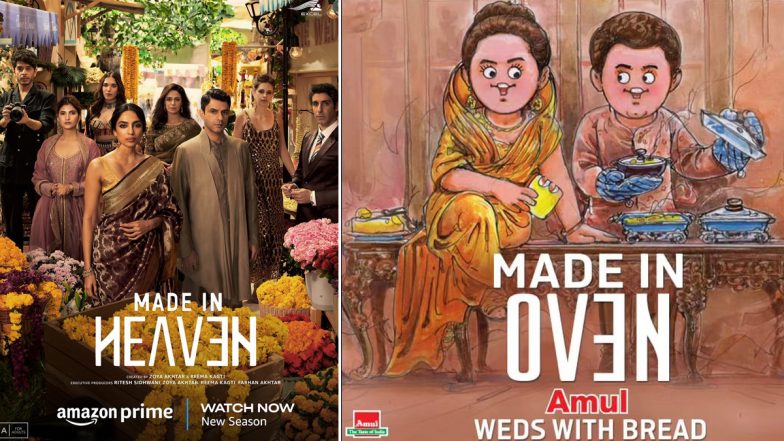 Made in Oven! Amul Topical Gives Shoutout to ‘Made in Heaven 2’, Zoya Akhtar and Sobhita Dhulipala React (See)