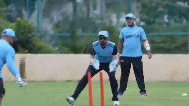 KL Rahul Spotted Doing Wicketkeeping Practice in Indian Cricket Team’s Asia Cup 2023 Training Camp in Bengaluru