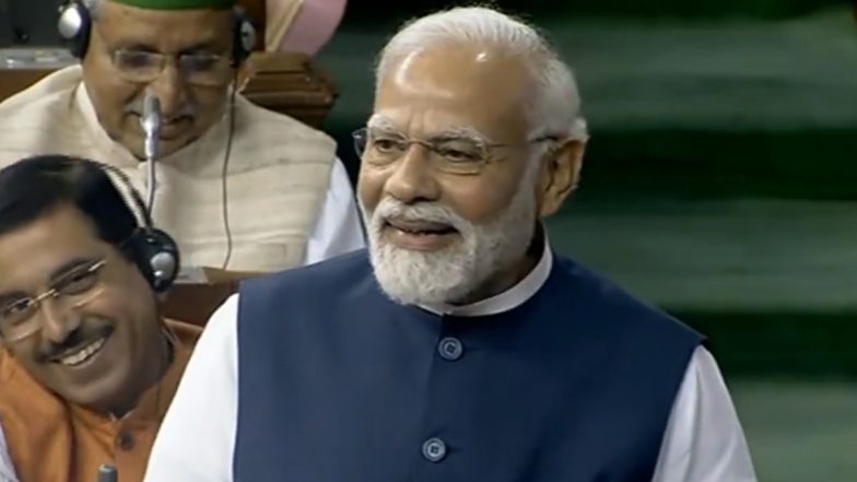 No-Confidence Motion Defeated in Lok Sabha, Modi Government Wins No Trust Vote (Watch Video)