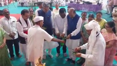 Gujarat Minister Raghavji Patel ‘Accidentally’ Drinks Liquor Meant for Tribal Ritual, Video Goes Viral