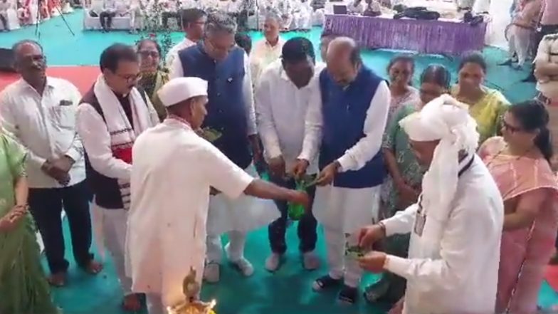 Gujarat Minister Raghavji Patel ‘Accidentally’ Drinks Liquor Meant for Tribal Ritual, Video Goes Viral