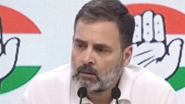 Rahul Gandhi Slams PM Modi, Says 'It Doesn’t Behove Prime Minister Narendra Modi To Laugh, Crack Jokes in Parliament When Manipur Is on Fire’ (Watch Video)