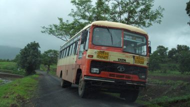 Maratha Quota Stir: MSRTC Suspends Bus Services From Pune to Beed, Latur After Stone Pelting by Protestors