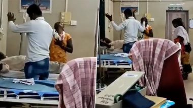 Black Magic Rite Caught on Camera in Maharashtra: Family Performs 'Spellworking' on Patient in Palghar Hospital, Video Surfaces