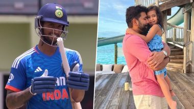 Rohit Sharma Shares Instagram Story to Laud Tilak Varma After Team India Youngster Dedicates Celebration to MI Captain’s Daughter Samaira