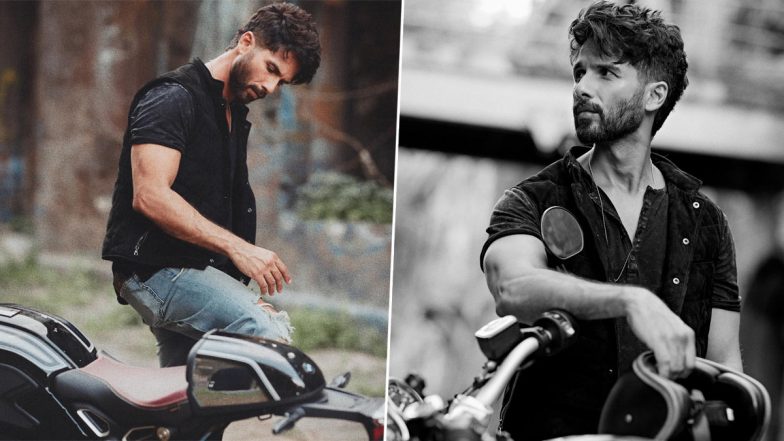 Shahid Kapoor Looks Super Handsome in Black T-Shirt and Ripped Denim Pants (See Pics)